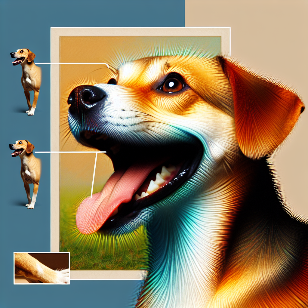 AI-generated image for: realistic image of a happy dog