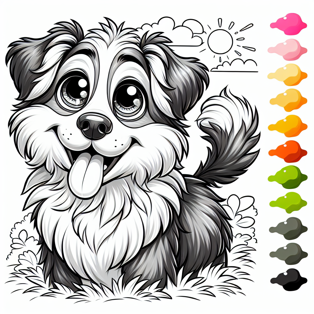 AI-generated image for: realistic image of a happy dog
