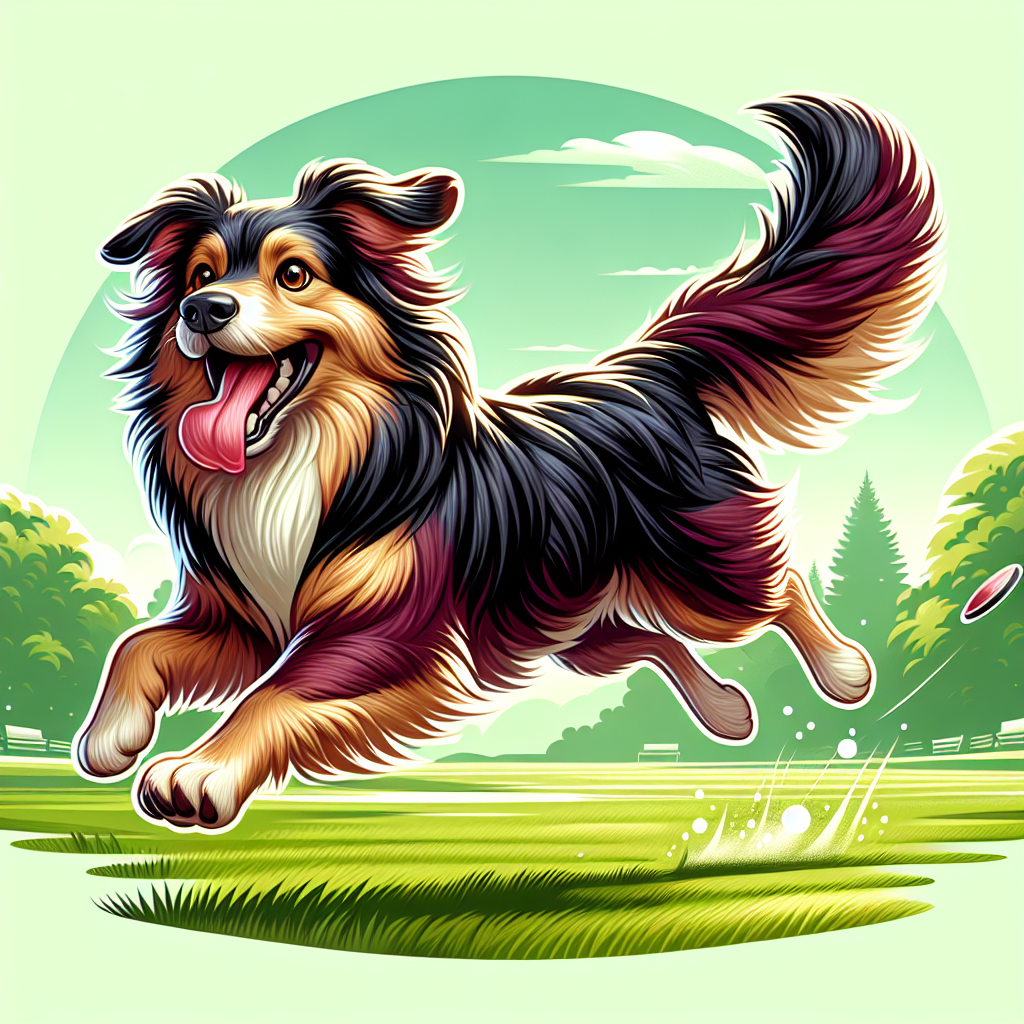 AI-generated image for: realistic image of a happy dog