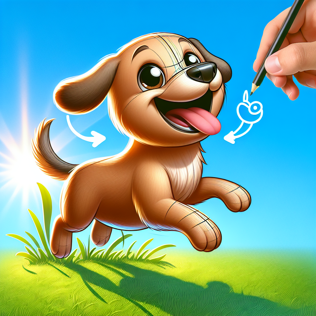 AI-generated image for: realistic image of a happy dog