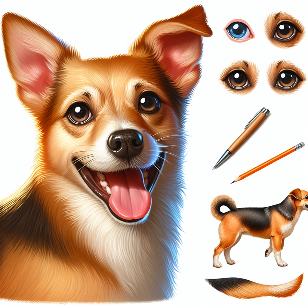 AI-generated image for: realistic image of a happy dog