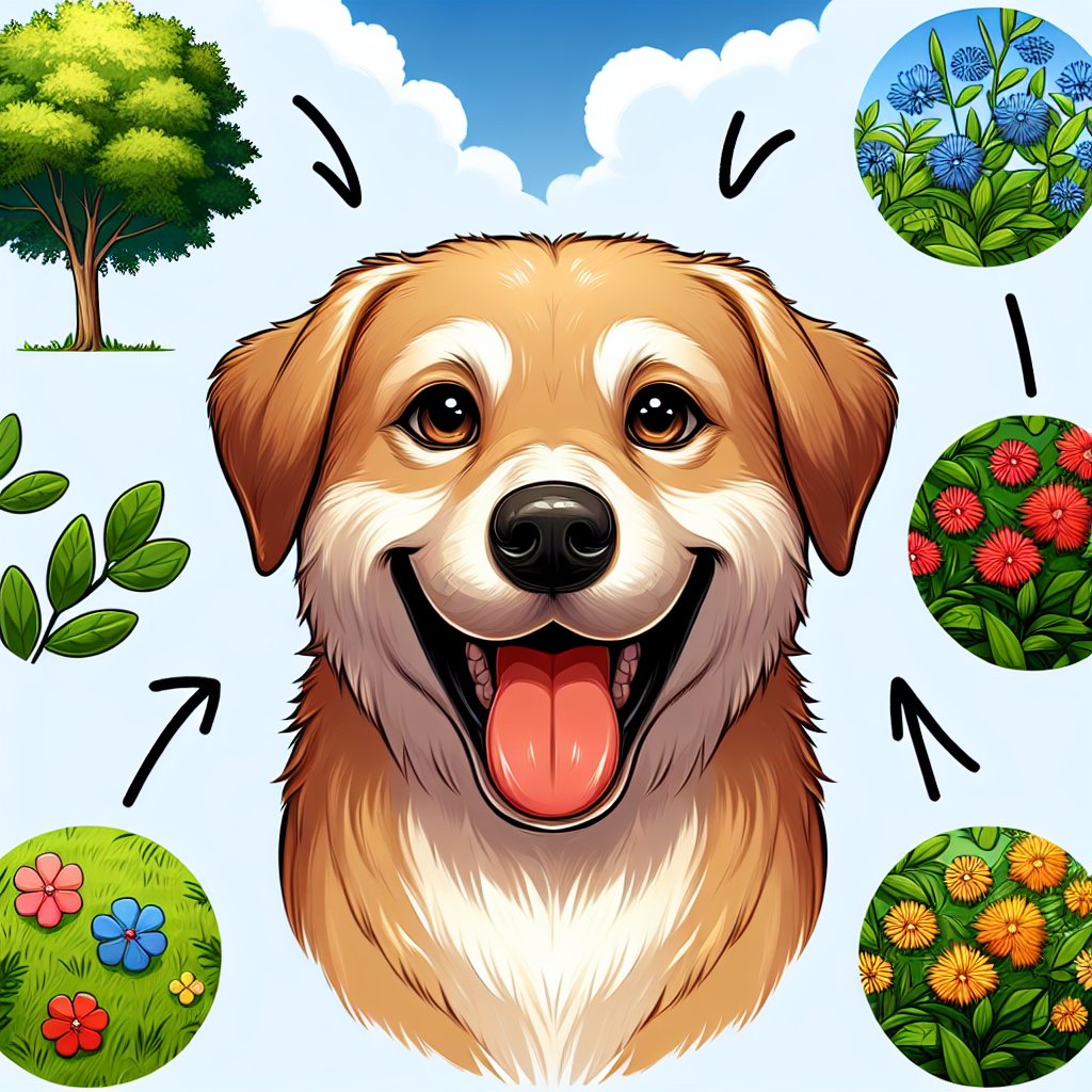 AI-generated image for: realistic image of a happy dog