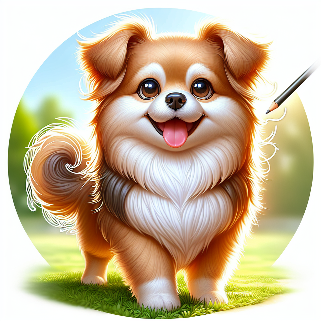 AI-generated image for: realistic image of a happy dog