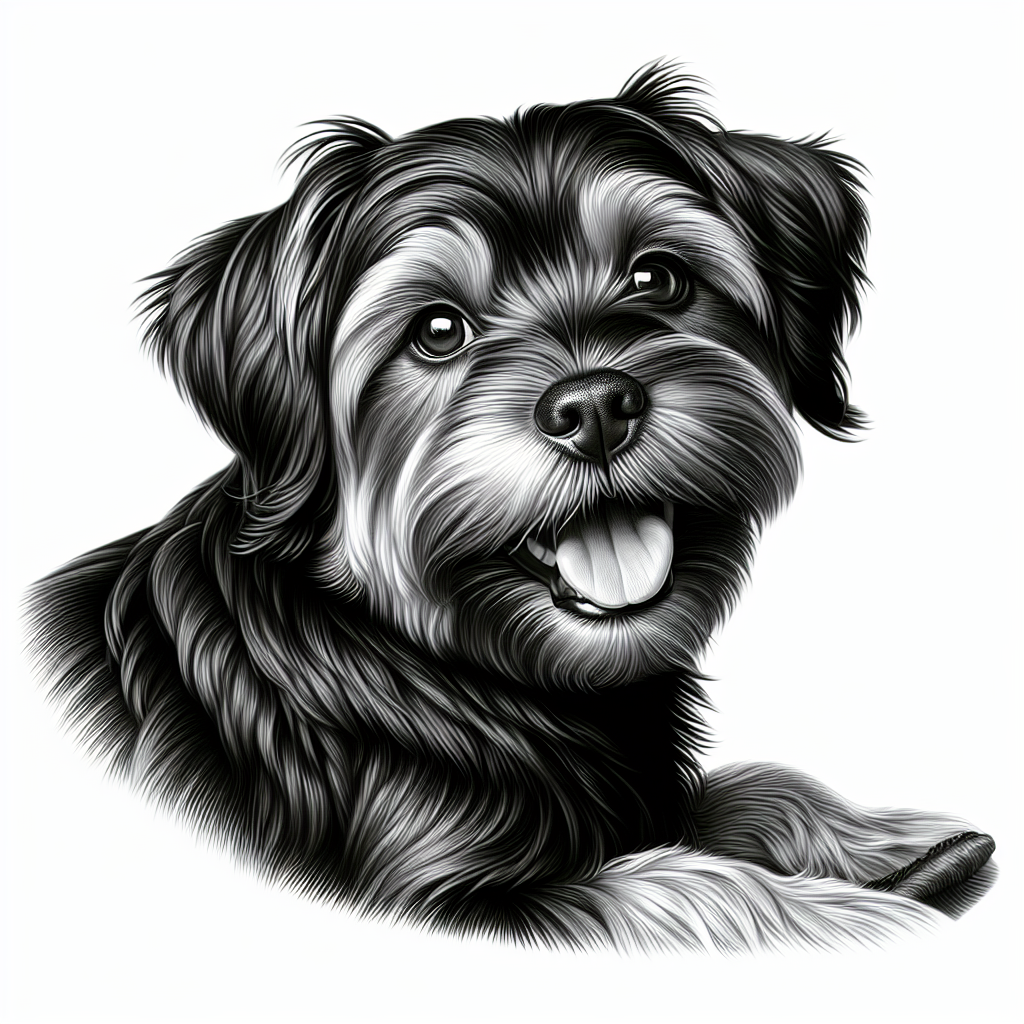 AI-generated image for: realistic image of a happy dog
