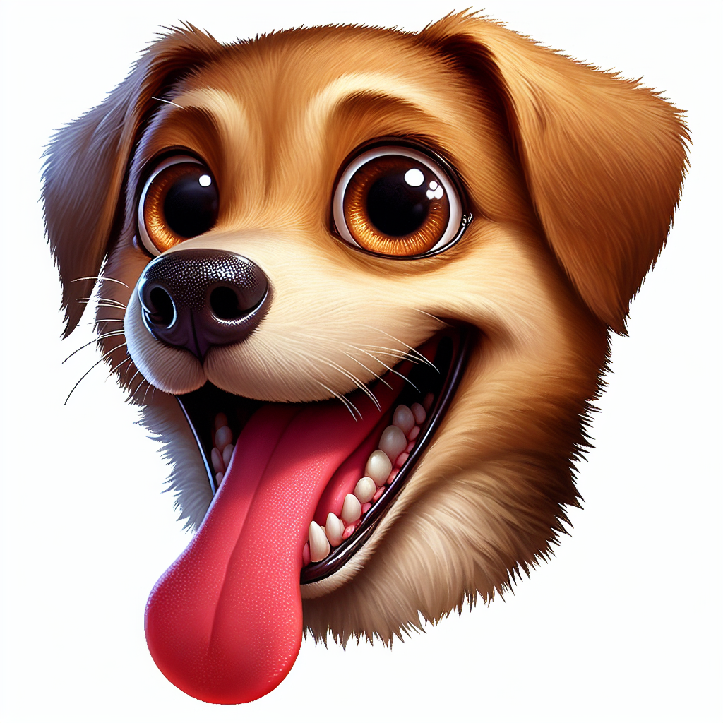 AI-generated image for: realistic image of a happy dog
